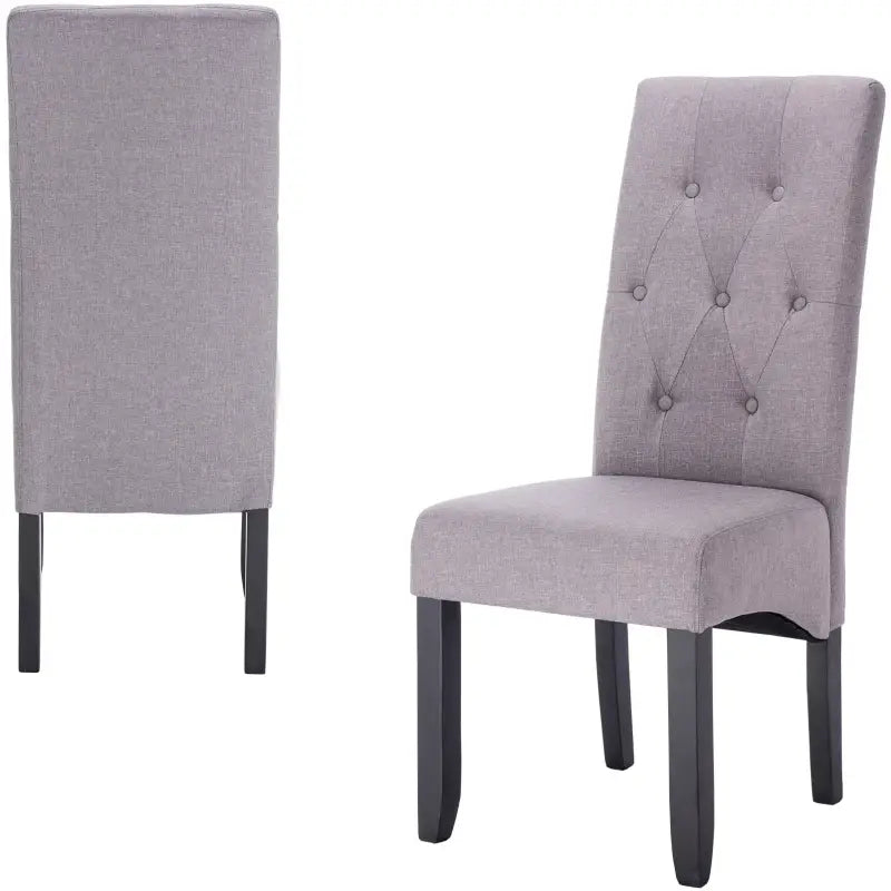 BukkitBow Set van 2 Eetkamerstoelen - Ergonomisch Comfort - Massief Hout