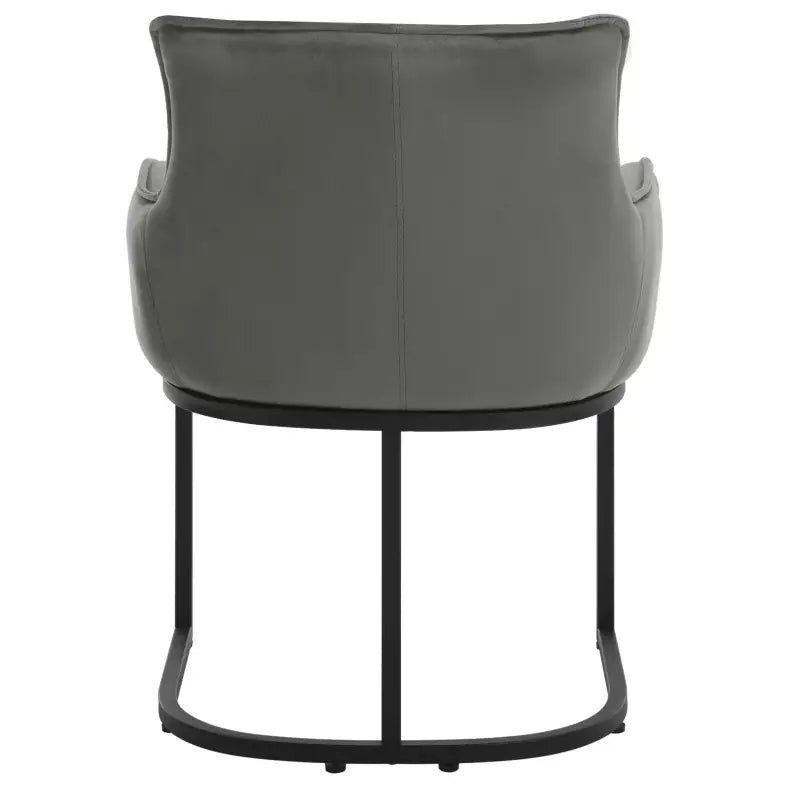 BukkitBow - Set van 2 Fluwelen Eetkamerstoelen -  met Metalen Poten - Stabiel en Comfortabel - Zithoogte: 46.5CM