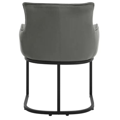 BukkitBow - Set van 2 Fluwelen Eetkamerstoelen -  met Metalen Poten - Stabiel en Comfortabel - Zithoogte: 46.5CM