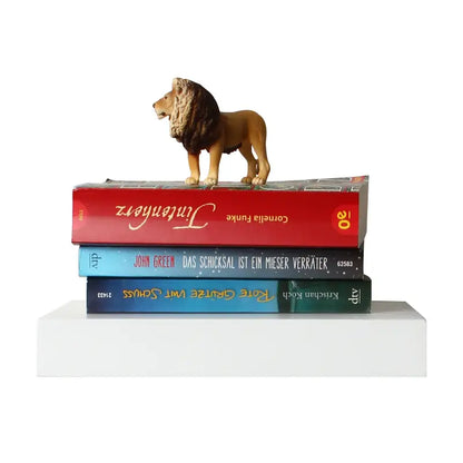 BukkitBow - Set van 2 Muurplanken - Hoorwaardig MDF - Wit - 25x23x3.8cm of 30x23x3.8cm - Maximale Belasting 6kg