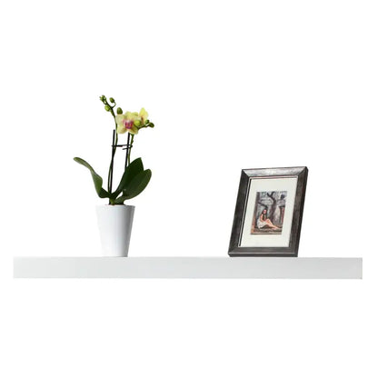 BukkitBow - Set van 3 Wandplanken - MDF Wit Hout - Mat Afgewerkt - Diverse Maten - Maximaal 10kg per Plank