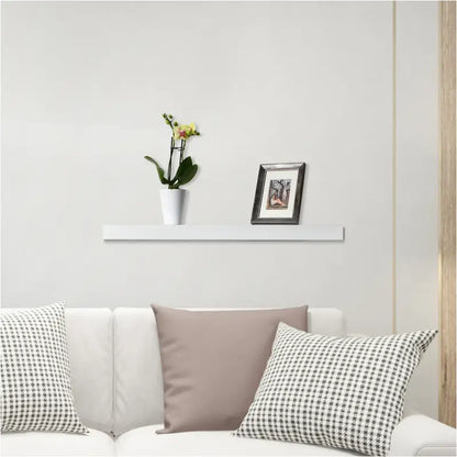 BukkitBow - Set van 3 Wandplanken - MDF Wit Hout - Mat Afgewerkt - Diverse Maten - Maximaal 10kg per Plank