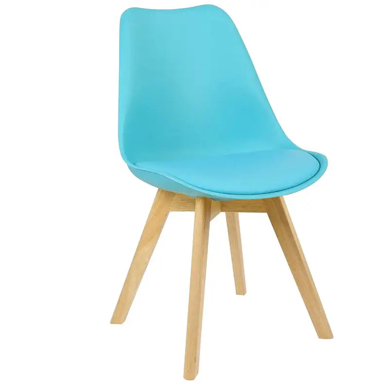 Comnox - BukkitBow - Set van 4 Comfortabele Eetkamerstoelen - Beukenhouten Poten