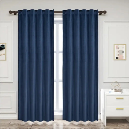 Comnox - BukkitBow - Set Verduisteringsgordijnen - Thermische Isolatie - Polyester Velours