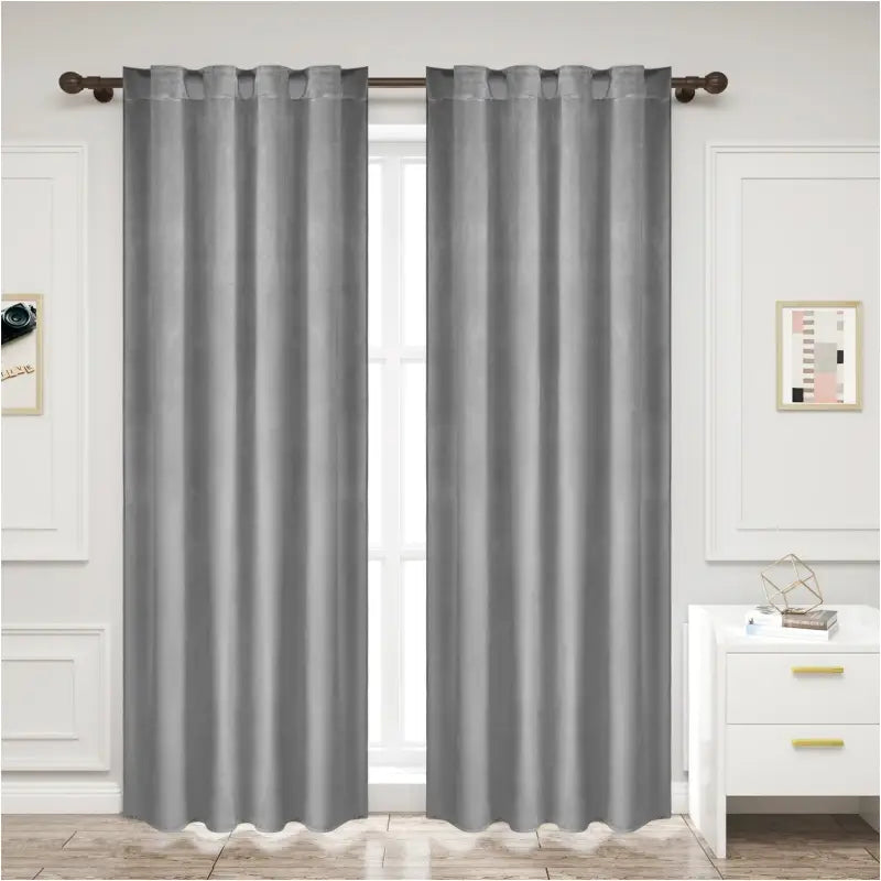 Comnox - BukkitBow - Set Verduisteringsgordijnen - Thermische Isolatie - Polyester Velours