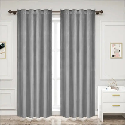 Comnox - BukkitBow - Set Verduisteringsgordijnen - Thermische Isolatie - Polyester Velours