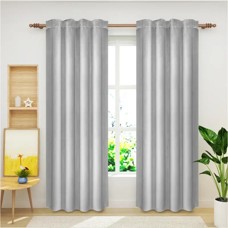Comnox - BukkitBow - Set Verduisteringsgordijnen - Thermische Isolatie - Polyester Velours