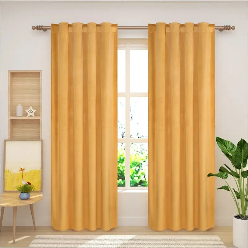Comnox - BukkitBow - Set Verduisteringsgordijnen - Thermische Isolatie - Polyester Velours