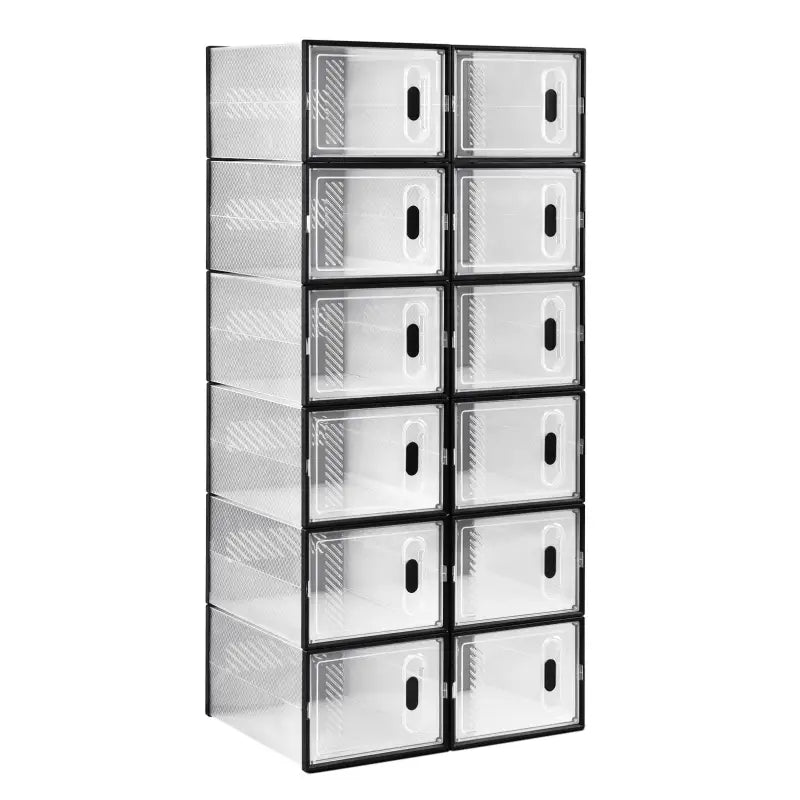 BukkitBow - Stapelbare Schoenendozen - Sneaker Organizer - Transparant