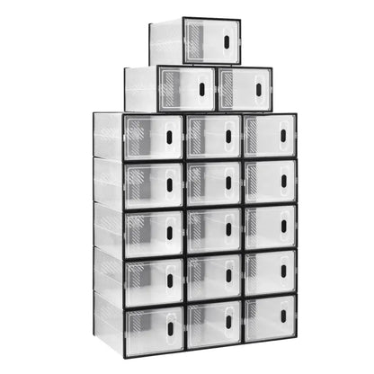 BukkitBow - Stapelbare Schoenendozen - Sneaker Organizer - Transparant