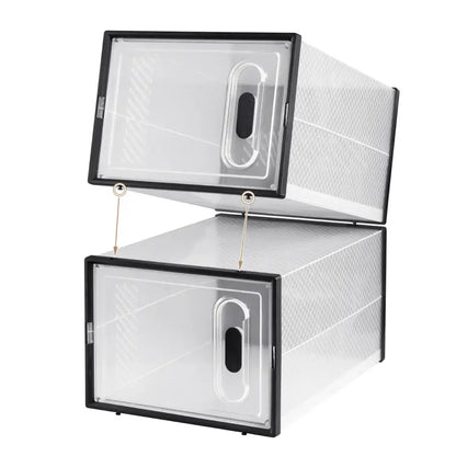 BukkitBow - Stapelbare Schoenendozen - Sneaker Organizer - Transparant