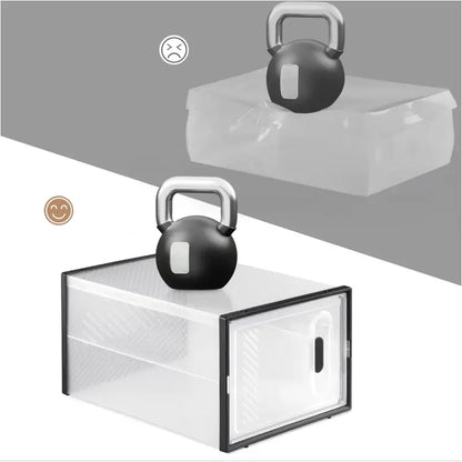 BukkitBow - Stapelbare Schoenendozen - Sneaker Organizer - Transparant