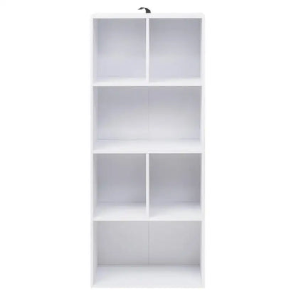 BukkitBow - Stijlvolle Boekenkast - 6 Compartimenten - Multifunctioneel Design - Veilig & Duurzaam - 50x30x118cm