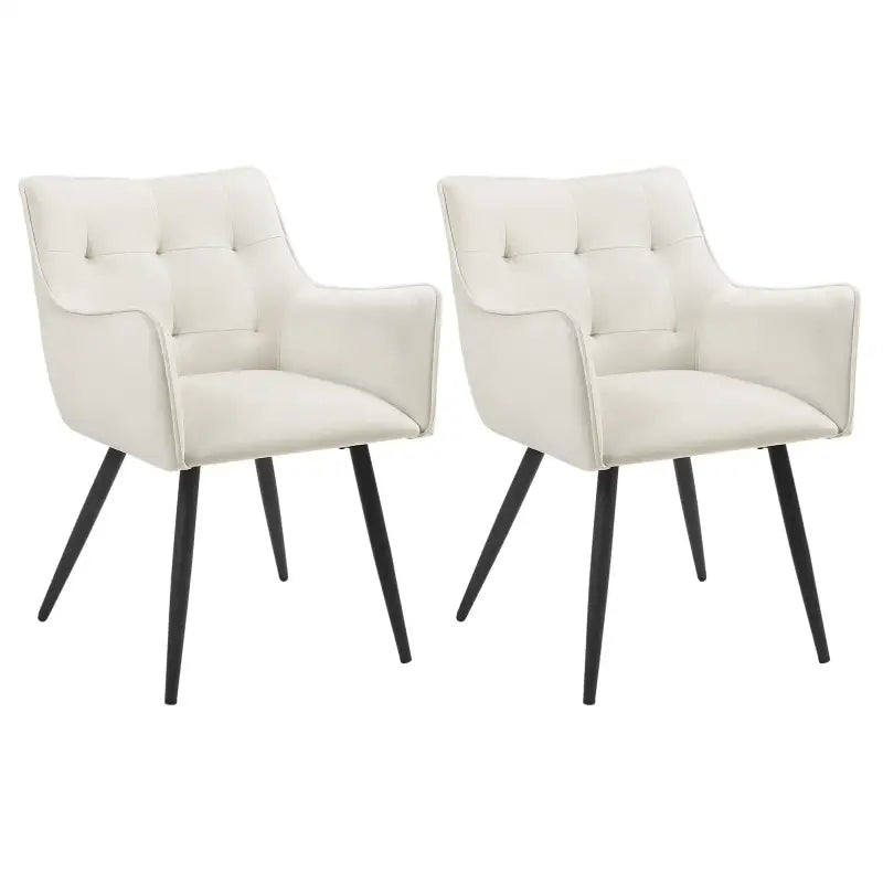 BukkitBow - Stijlvolle Eetkamerstoelen - Zachte Zitting - Fluwelen of Lederen Stoelen - Multifunctioneel - 57x80x57CM
