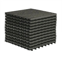 BukkitBow - Terrasplanken / Vlonderplanken - Houtlook - Snel Kliksysteem - Diverse Kleuren - 30x30cm - Set van 11 Stuks