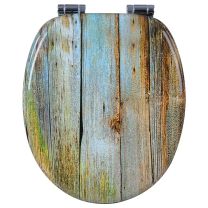 BukkitBow - Toiletbril met Softclose - Toiletbril / Toiletzitting met Print - Antibacterieel - V1