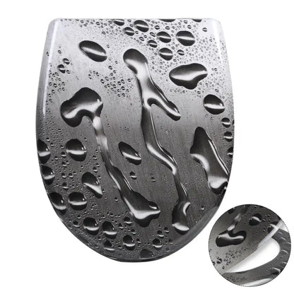 BukkitBow - Toiletbril met Softclose - Toiletbril / Toiletzitting met Print - Antibacterieel - V5