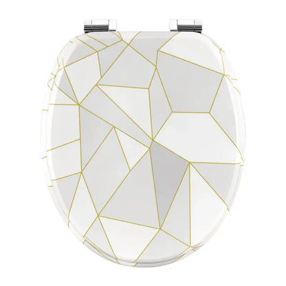 BukkitBow V6 - Softclose Toiletbril met Print - Antibacterieel