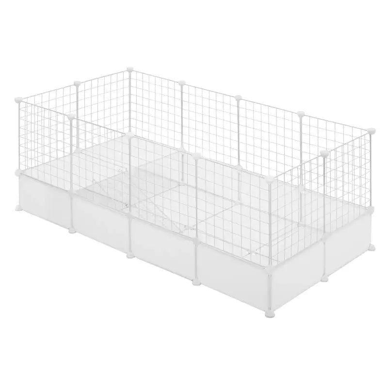 BukkitBow - Uitbreidbare Kleine Dierenren - Metaal Materiaal - Geschikt voor Binnen - 142x53x71cm