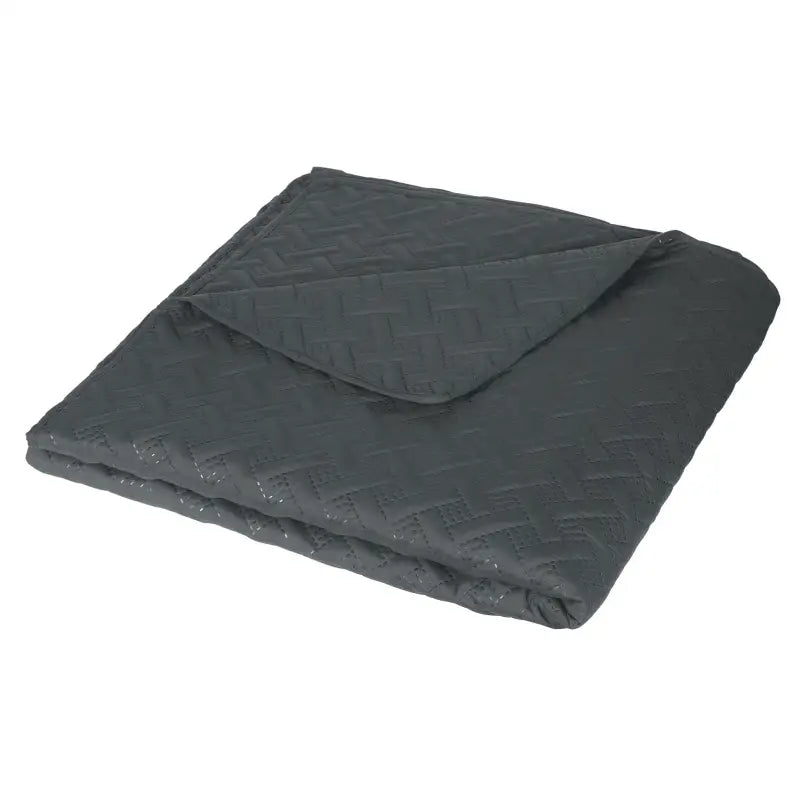 BukkitBow - Ultrasone Bedsprei - 100% Microfiber - Geometrische Patronen - Beschikbaar in Donkergrijs/Grijs - Verschillende Maten - Lichtgewicht