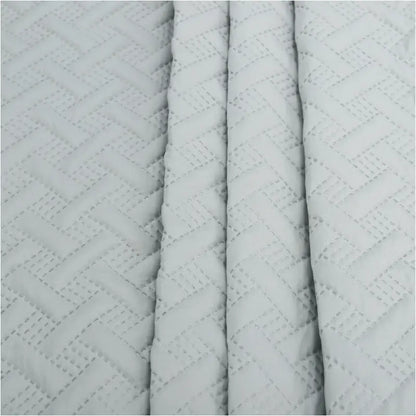 BukkitBow - Ultrasone Bedsprei - 100% Microfiber - Geometrische Patronen - Beschikbaar in Donkergrijs/Grijs - Verschillende Maten - Lichtgewicht