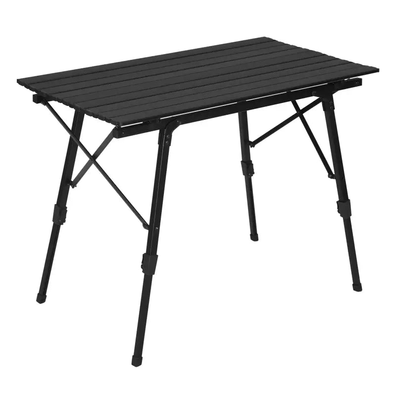 BukkitBow - Verstelbare Campingtafel - 15kg Laadvermogen - Lichtgewicht en Compact - Inclusief Oxford Opbergzak - 90x52.2x(45-72)cm