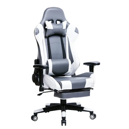 BukkitBow - Verstelbare Gaming Stoel - Kunstleer - 360° Draaibaar - 135° Kantelbare Rugleuning - Inclusief Arm en Voetsteun - Max Belasting: 136KG