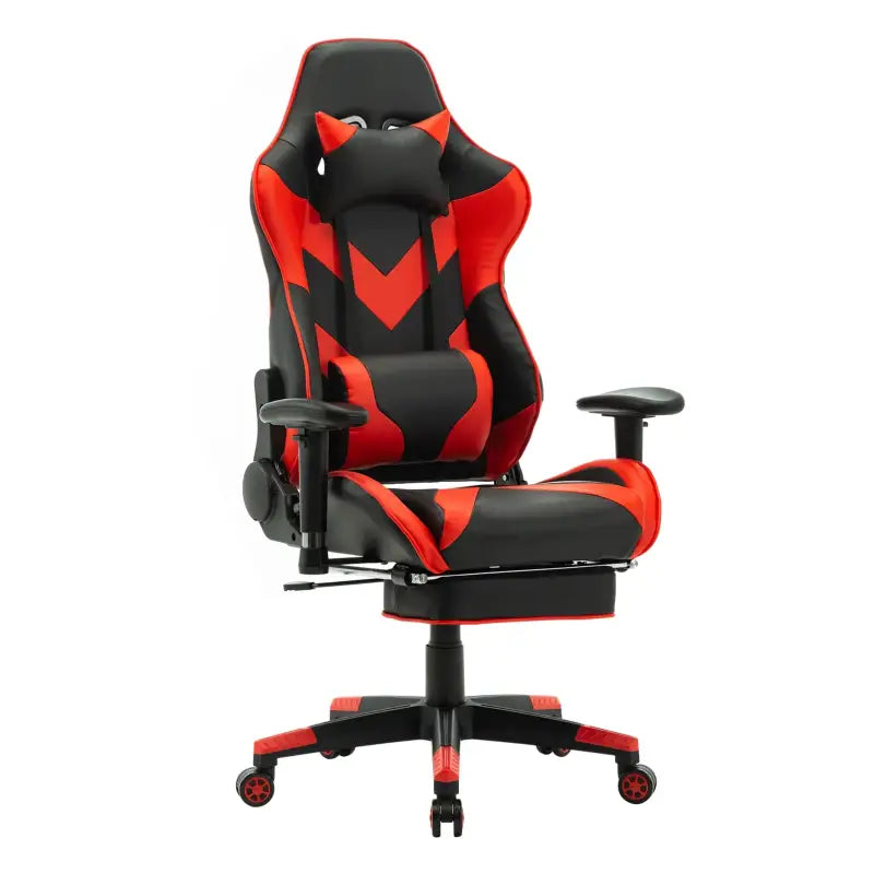 Comnox - BukkitBow Verstelbare Gaming Stoel - Ergonomisch Comfort - Kunstleer en Voetsteun