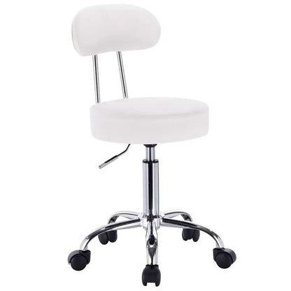 BukkitBow Verstelbare Kruk - Ergonomisch Comfort - Kunstleer & Chroom