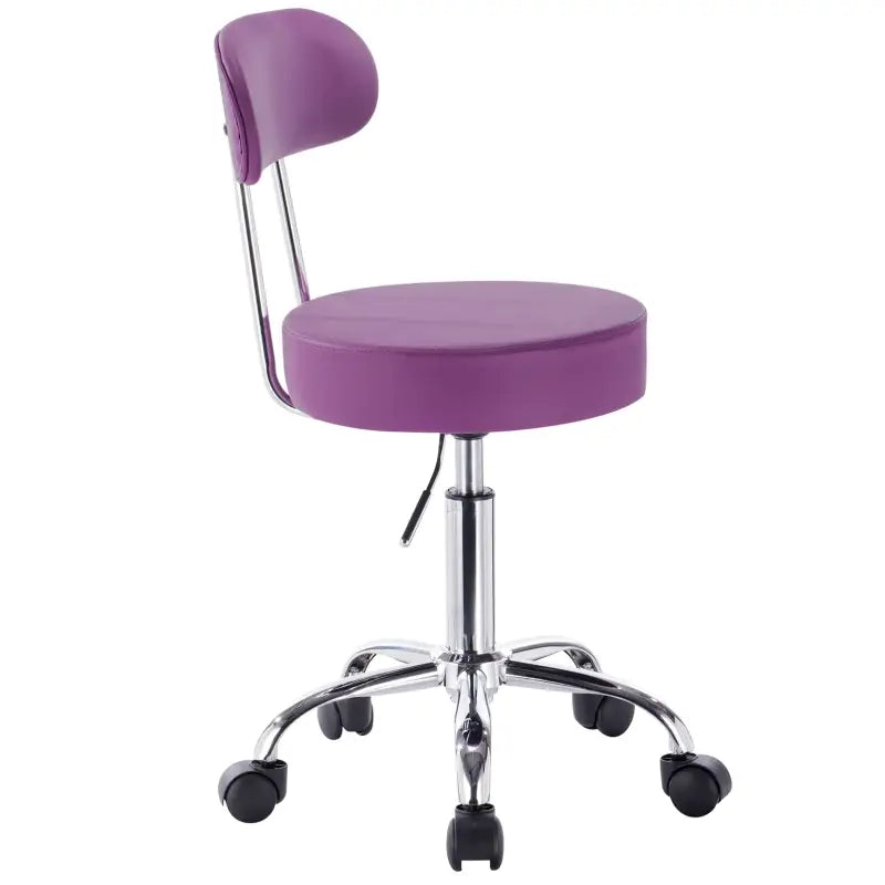 BukkitBow Verstelbare Kruk - Ergonomisch Comfort - Kunstleer & Chroom