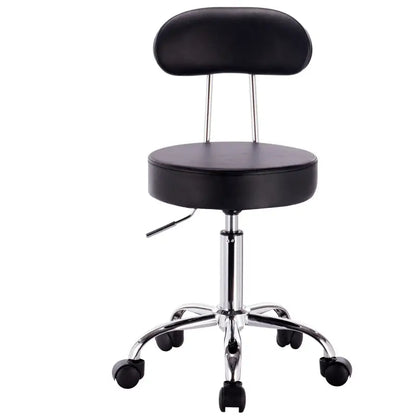 BukkitBow Verstelbare Kruk - Ergonomisch Comfort - Kunstleer & Chroom