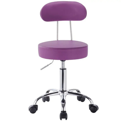 BukkitBow Verstelbare Kruk - Ergonomisch Comfort - Kunstleer & Chroom