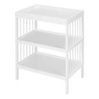 BukkitBow - Verzorgingstafel voor Baby - MDF - Wit - 75x92x51 cm - 30 kg Draagvermogen