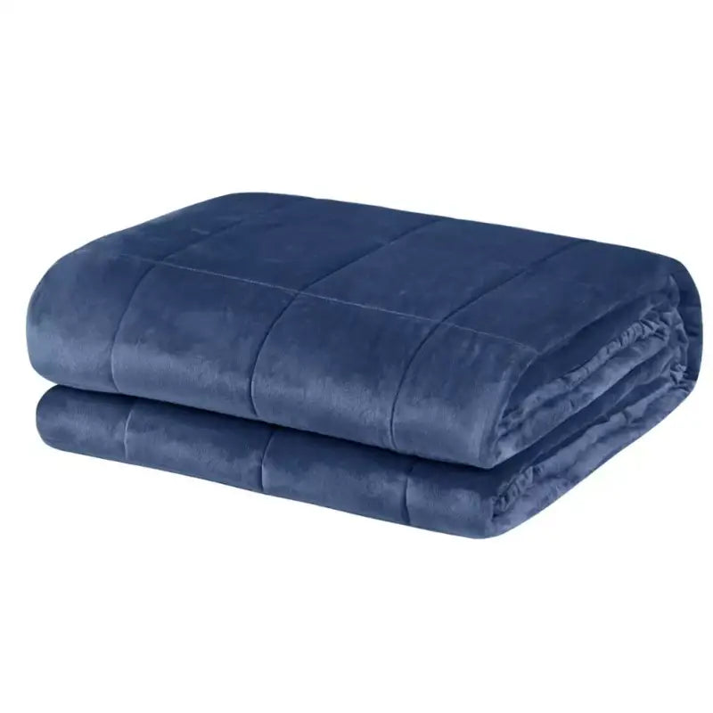 BukkitBow - Verzwaringsdeken - Gewogen Deken van Microfiber en Polyester - Blauw - Verlicht Stress en Angst