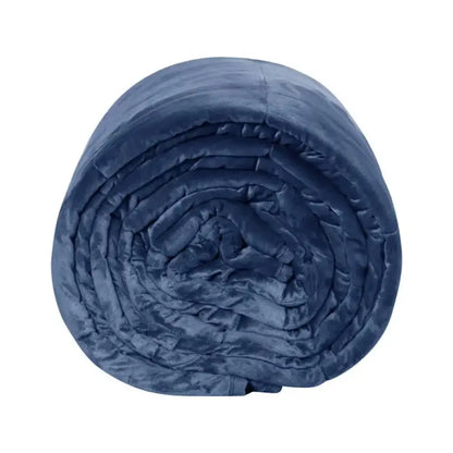 BukkitBow - Verzwaringsdeken - Gewogen Deken van Microfiber en Polyester - Blauw - Verlicht Stress en Angst
