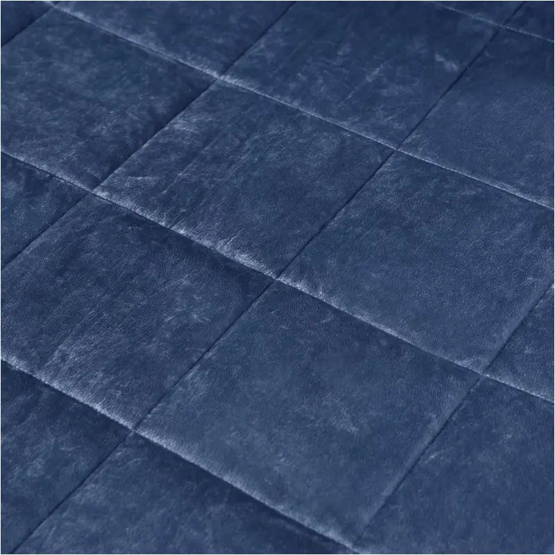 BukkitBow - Verzwaringsdeken - Gewogen Deken van Microfiber en Polyester - Blauw - Verlicht Stress en Angst