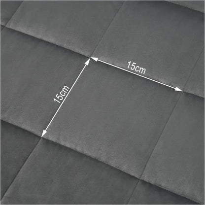 BukkitBow - Verzwaringsdeken - Microfiber en Polyester - Grijs - 150x200cm - Verkrijgbaar in 7/9/11 kg - Helpt bij Slaap en Stress Problemen