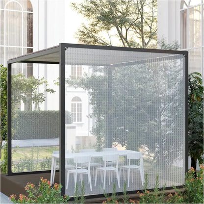 BukkitBow - Waterdicht Zeildoek - Transparant met Aluminium Oogjes - 140g/m² - Diverse Maten - UV- en Weerbestendig