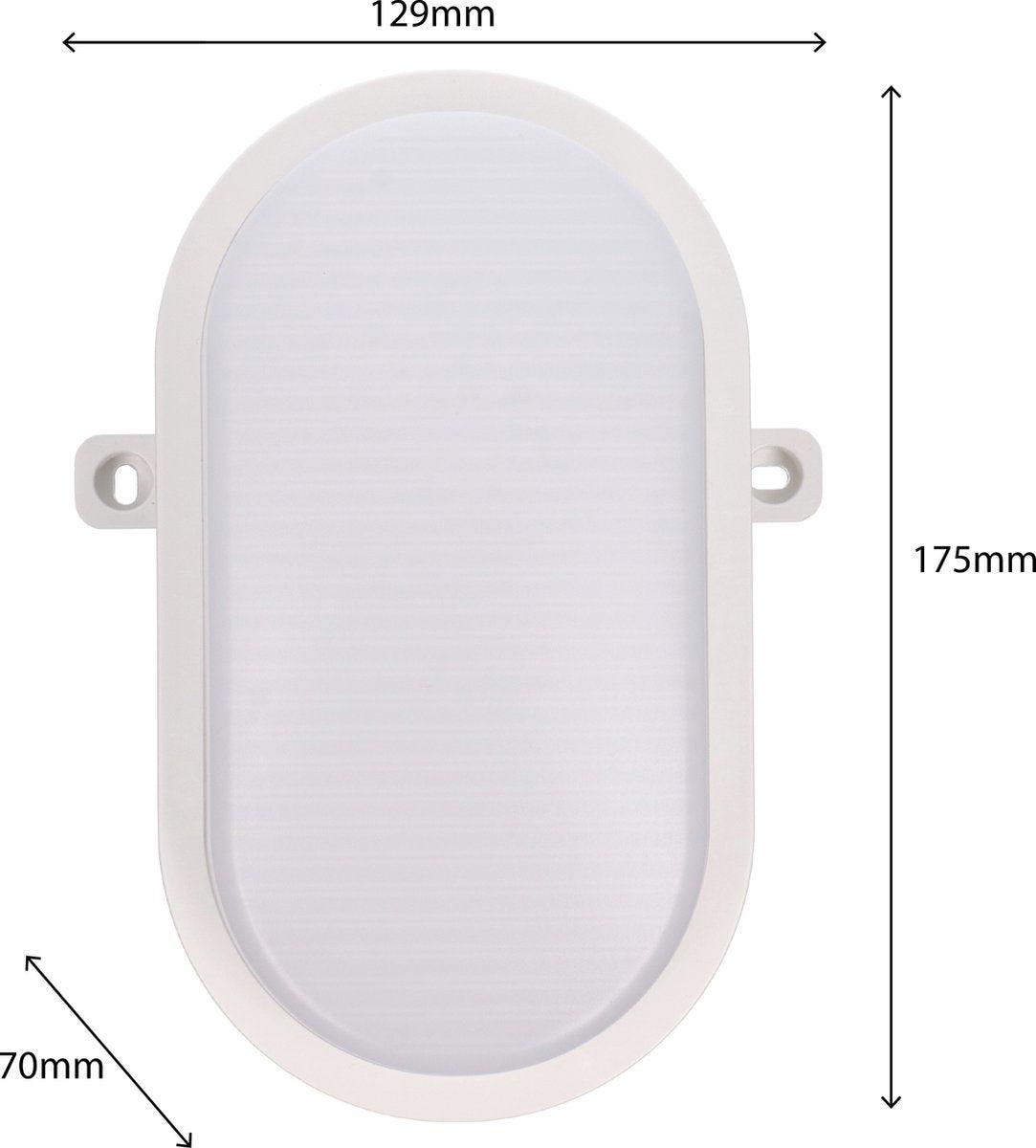 Bull Eye Plafondlamp Wandlamp - IP65 Waterdicht - voor binnen en buiten - 18 cm