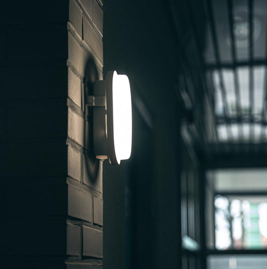 Comnox - Bull Eye Plafondlamp Wandlamp - Waterdicht & Vandalismeproof - Koud Wit Licht - IP65 - 18 cm