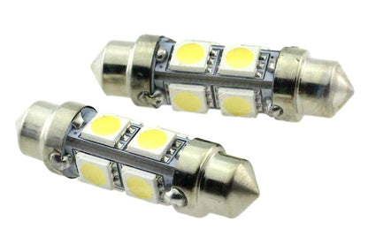 C5W 39mm autolamp 2 stuks | LED festoon | 8-SMD daglichtwit 6000K | 12 Volt - 2.2 Watt