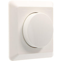 Comnox LED's Light Dimmerknop met Frame - Universeel Wit - Traploos Dimmen