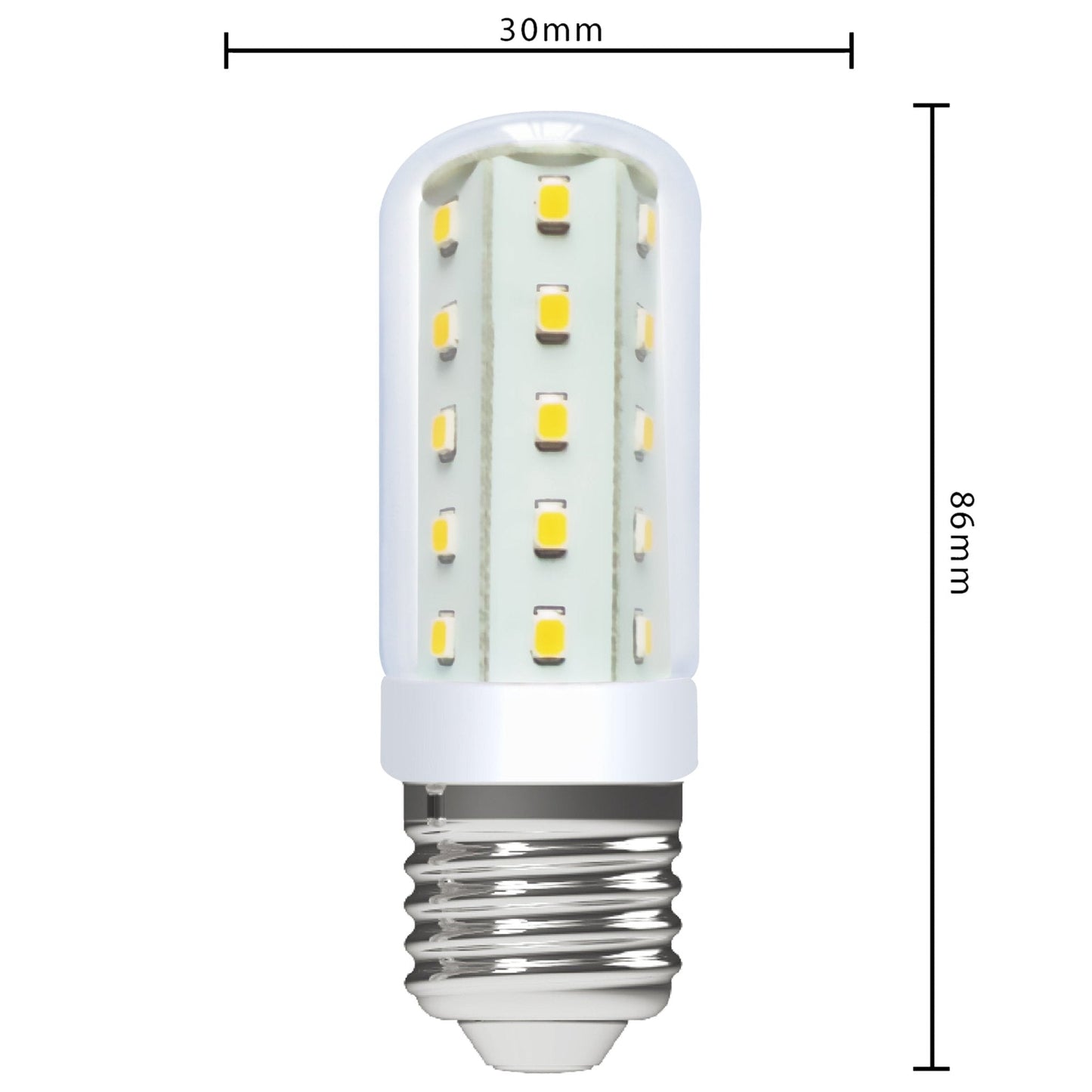 ColorPro LED Lamp E27 - T30 Buis - Kleurweergave index 97 - Warm wit - 4W (40W)