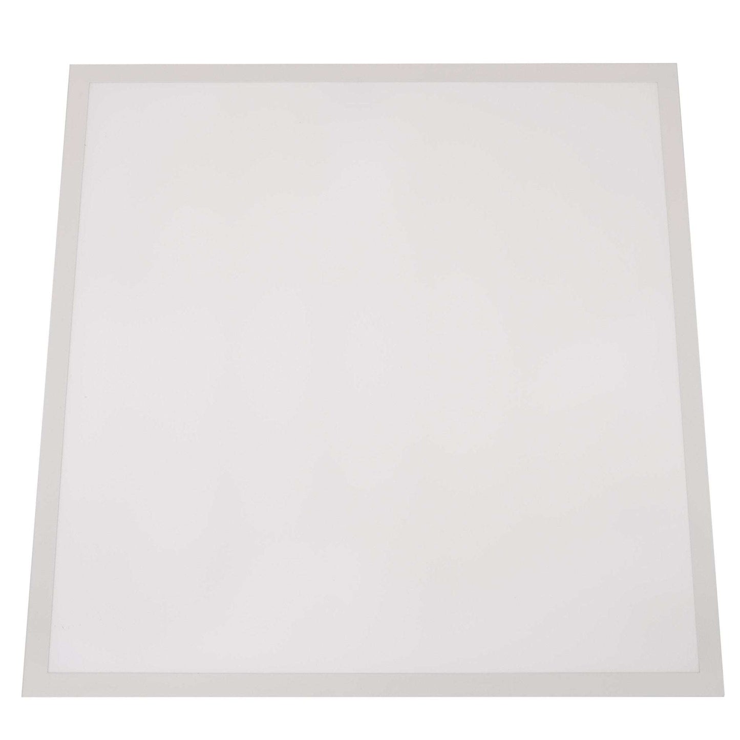 Een witte, vierkante plafondlamp met CCT-schakelaar voor 3000K, 4000K en 6000K kleurtemperatuur, geschikt voor moderne interieurs en kantoorverlichting.