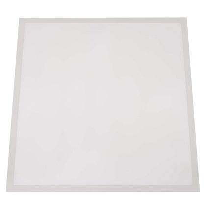 Een witte, vierkante plafondlamp met CCT-schakelaar voor 3000K, 4000K en 6000K kleurtemperatuur, geschikt voor moderne interieurs en kantoorverlichting.