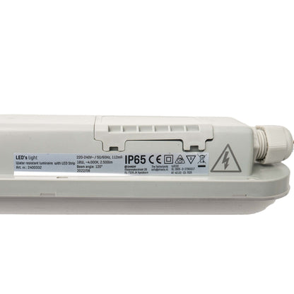 Set van 4 LED TL-armaturen – 120 cm – IP65