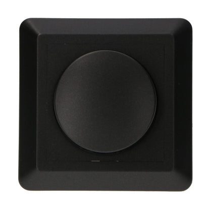 LED's Light Complete Dimmerknop met Frame - Zwart - Past in frames van GIRA, JUNG, Busch-Jaeger