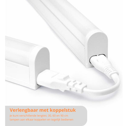 Complete LED Kastverlichting 30 cm - Met koppelstuk en voeding - 3000K