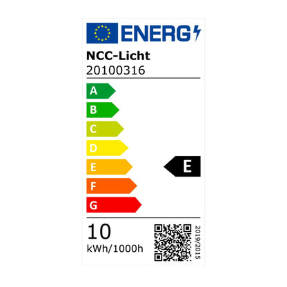 Complete LED Onderbouwverlichting 60 cm - Met koppelstuk en voeding - 4000K