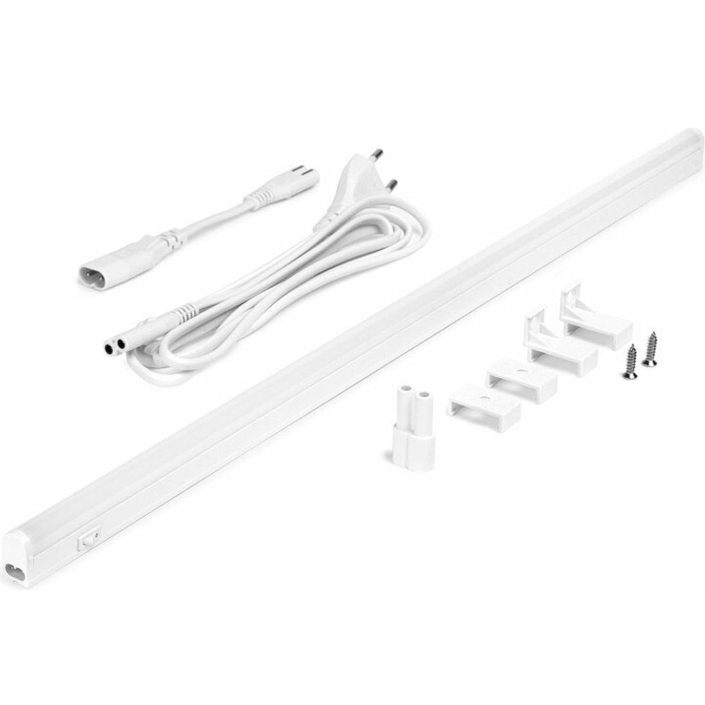 Comnox - LED Onderbouwverlichting 60 cm - Heldere, neutrale verlichting - Gemakkelijke installatie - 4000K - Koppeling en voeding inbegrepen